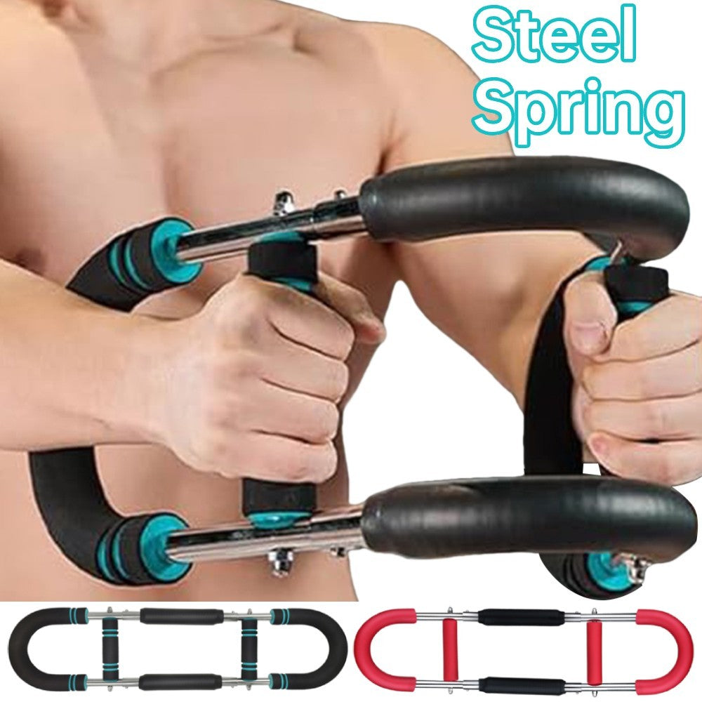 U-shaped Arm Strengthener Chest Trainer Multi-functional Adjustable Forearm Strength Exerciser Home Gym Equipment Bodybuilding