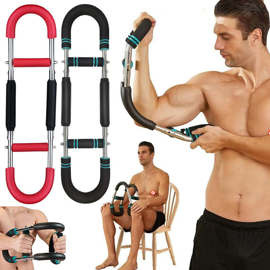 U-shaped Arm Strengthener Chest Trainer Multi-functional Adjustable Forearm Strength Exerciser Home Gym Equipment Bodybuilding
